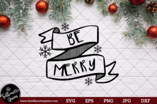 Be-merry Saying Graphics for Editorial Crafts