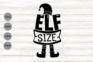 Elf Size Graphics for Festive Crafts Branding