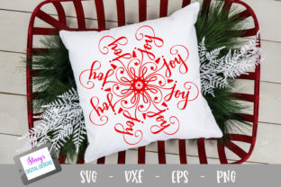 Enhance Your Christmas Crafts with Joy Mandala Graphics