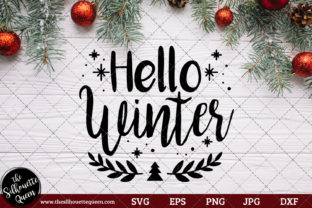 Hello Winter Saying: Graphics and Crafts Asset Review