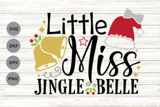 Little Miss Jingle Belle Graphics for Holiday Crafts