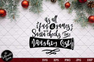 Naughty List Graphics for Holiday Crafts Branding