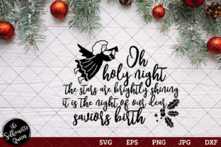 Oh Holy Night Graphics for Festive Crafts