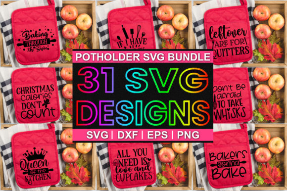 Potholder Bundle: A Perfect Fit for Crafty Graphics