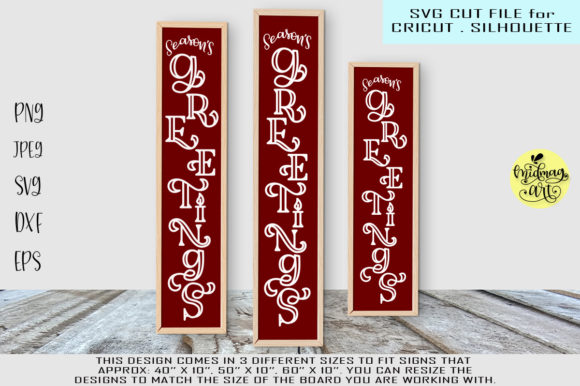 Seasons Greetings Sign: Graphics & Crafts Asset Review