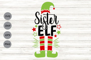 Sister Elf Graphics for Holiday Crafts Projects