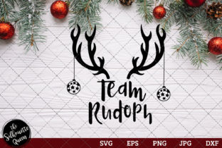 Team Rudolph Saying: A Festive Graphics Asset for Local Crafts
