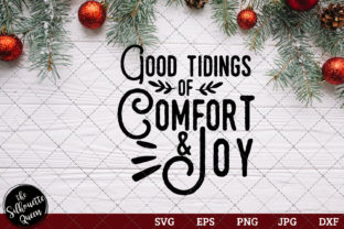 Tidings of Comfort and Joy Saying for Crafts & Graphics