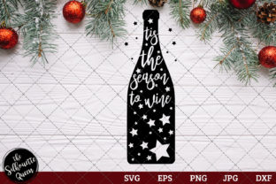 Tis the Season to Wine Saying: Graphics for Crafts